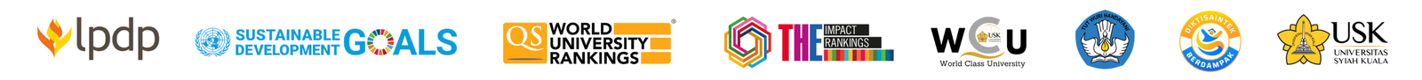 Logo mitra dan identitas Universitas Syiah Kuala